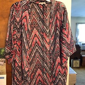 Kimono - black/pink magenta/blue/gray/white